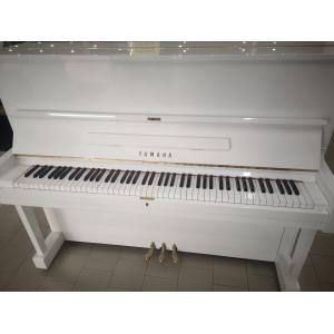 Yamaha u1 white pianoforte verticale bianco lucido 