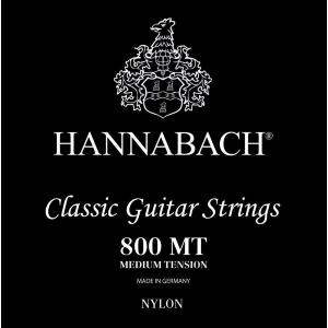 Hannabach Corde per chitarra classica Serie 800 Medium tension Argentato