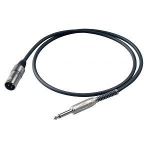 PROEL BULK220LU5 Cavo Audio Jack mono 6.3mm - XLR maschio 5 mt 