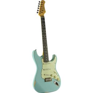 CHITARRA ELETTRICA EKO S300 Relic Daphne Blue