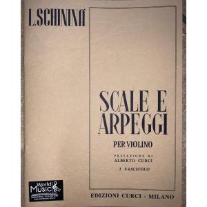 SCHININA' - Scale e arpeggi - I Fascicolo