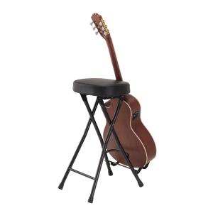 SOUNDSATION GSGT-500 SGABELLO PER CHITARRISTA CON REGGI CHITARRA INCORPORATO 