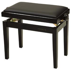 PROEL PB90SBBBK PANCA REGOLABILE IN LEGNO PER PIANO ED ORGANO NERO LUCIDO 