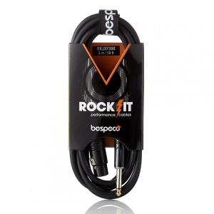 Bespeco RKJXF500 Rock-It Cavo microfono XLR femmina a jack 6,3 mm 5 metri