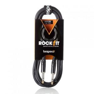 Bespeco RKSS500 Rock-It 5mt Cavo Strumento TRS Jack 6,3 mm 5 Metri