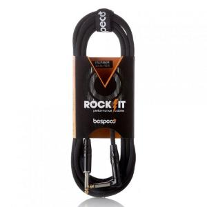 Bespeco RKJP300R Rock-It Cavo audio per strumenti con connettori jack 6,3 mm - 3 m