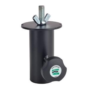 EUROMET 0424 ADATTATORE PER FARI ATTACCO FEMMINA 36 MM, NERO