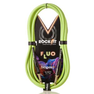 BESPECO RKJJ450FYE Cavo fluo per strumento – jack Ø 6,3 mm – jack Ø 6,3 mm