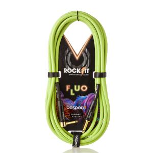 BESPECO RKJP450FYE Cavo fluo per strumento – jack Ø 6,3 mm – jack Ø 6,3 mm 90°