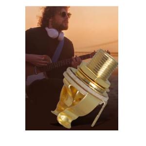 CONNETTORE STEREO JACK 6,5'' IN METALLO GOLD SOUNDSATION SJ4 