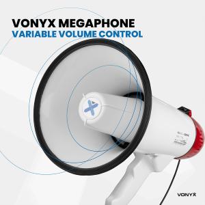 Vonyx MEG045 Megaphone 45W   USB/MP3 PLAYER