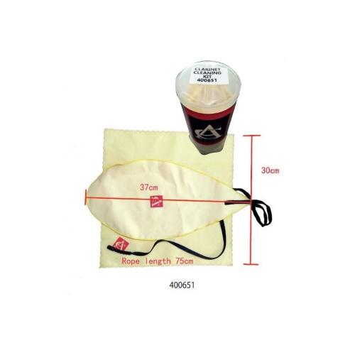 Panno di pulizia in fibra robusta per la pulizia interna di clarinetto