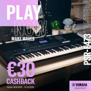 YAMAHA PSR E473 TASTIERA PORTATILE 61 TASTI (CASHBACK YAMAHA 30€)