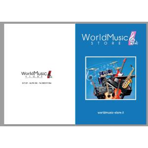 QUADERNO DI MUSICA A4  PAGINE 60 (COPERTINA BLU)