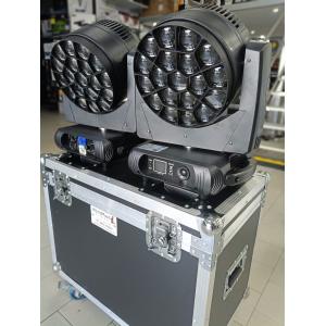 Coppia Testa Mobile LED 19x40W RGBW Wash New Model Zoom