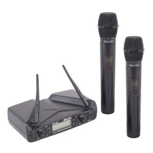 EIKON WM700DMA SISTEMA MICROFONICO WIRELESS DOPPIO UHF PALMARE DINAMICO (BANDA A)
