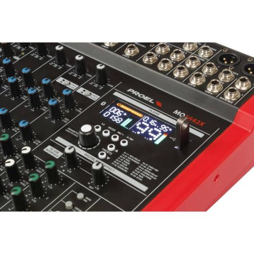 PROEL MQ1642X MIXER ANALOGICO PROFESSIONALE 16 INGRESSI CON DSP, USB E BLUETOOTH