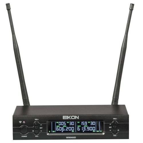 EIKON WM900DKIT SISTEMA MICROFONICO WIRELESS UHF CON PALMARE, ARCHETTO E LAVALIER
