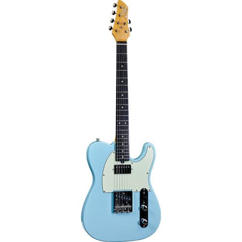 Eko TERO V-NOS DAPHNE BLUE Chitarra Elettrica a 22 Tasti con singol-coil S-H