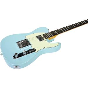 Eko TERO V-NOS DAPHNE BLUE Chitarra Elettrica a 22 Tasti con singol-coil S-H