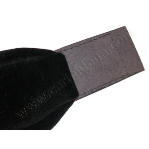 MANALI L6 L7 CUOIO/VELLUTO ESTREMITA SFODERATE - CUOIO mm 2.5X45 - cm 45 - NERO