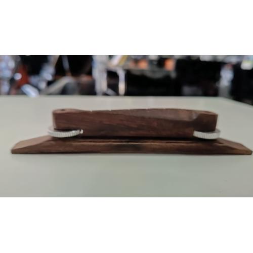 PONTE REGOLABILE IN PALISSANDRO PER CHITARRA JAZZ, SELLETTE COMPENSATE