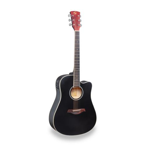 SOUNDSATION MEADOW DNCE-BK CHITARRA ACUSTICA DREADNOUGHT CUTAWAY AMPLIFICATA
