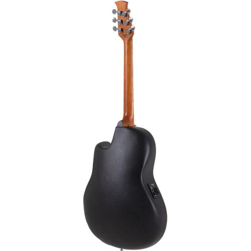 Applause Chitarra Elettro-Acustica Traditional AB24 Mid Cutaway Top in Abete - Black Satin - AB24-5S