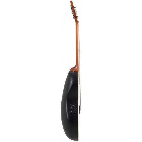 Applause Chitarra Elettro-Acustica Traditional AB24 Mid Cutaway Top in Abete - Black Satin - AB24-5S