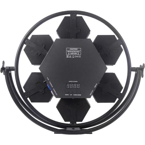 Faretto par 7x50W 7LED COB RGBW luce nera DJ retrò luce flash discoteca spettacolo