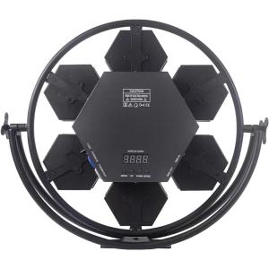 Faretto par 7x50W 7LED COB RGBW luce nera DJ retrò luce flash discoteca spettacolo