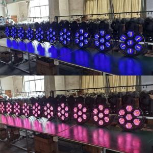 Faretto par 7x50W 7LED COB RGBW luce nera DJ retrò luce flash discoteca spettacolo