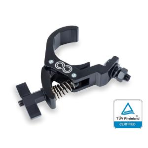 CENTOLIGHT CLCR- 6080B MORSETTO IN ALLUMINIO NERO SGANCIO RAPIDO DA 38 - 60 MM 80 KG