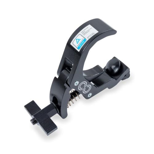 CENTOLIGHT CLCR- 6080B MORSETTO IN ALLUMINIO NERO SGANCIO RAPIDO DA 38 - 60 MM 80 KG