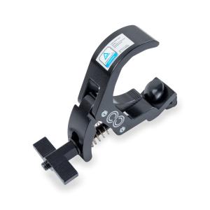 CENTOLIGHT CLCR- 6080B MORSETTO IN ALLUMINIO NERO SGANCIO RAPIDO DA 38 - 60 MM 80 KG