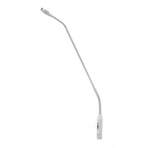 HELVIA MICROFONO A COLLO D'OCA CARDIOIDE CON INTERRUTTORE - LUNGHEZZA 55 CM, BIANCO