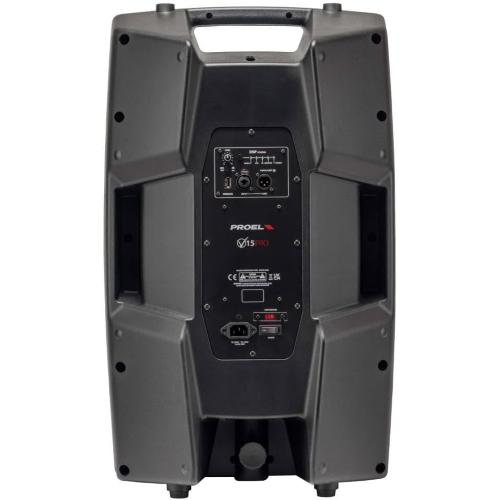 PROEL V15 PRO Diffusore attivo bi-amplificato 600W – Woofer 15" 