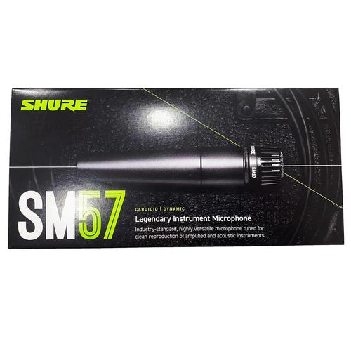 SHURE SM57 MICROFONO DINAMICO CARDIOIDE PER CHITARRA, BATTERIA E PERCUSSIONI 