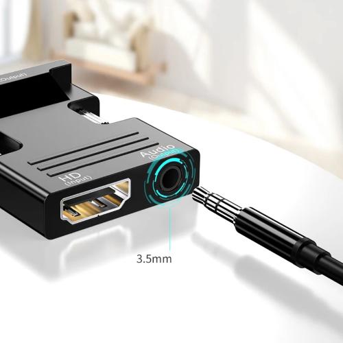 Adattatore audio convertitore HDMI femmina a VGA maschio per set-top box per computer HD per proiettore
