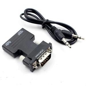 Adattatore audio convertitore HDMI femmina a VGA maschio per set-top box per computer HD per proiettore