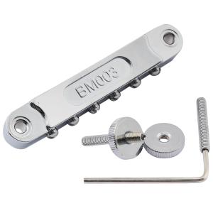 Bridge Saddle Roller Musiclily Pro da 10,4 mm ABR Tune-O-Matic Bridge con palo M4 per chitarra elettrica stile LP