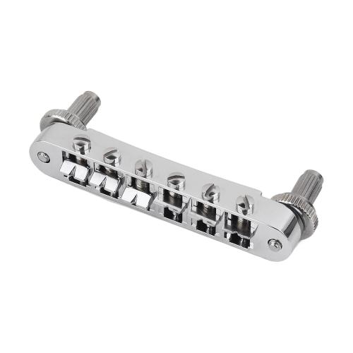 Ponte a sella fissa per chitarra elettrica 6 corde Ponte Tune-O-Matic stile ABR-1 cromato per chitarra elettrica ABR LP SG 