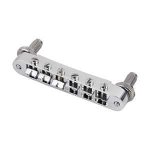 Ponte a sella fissa per chitarra elettrica 6 corde Ponte Tune-O-Matic stile ABR-1 cromato per chitarra elettrica ABR LP SG 