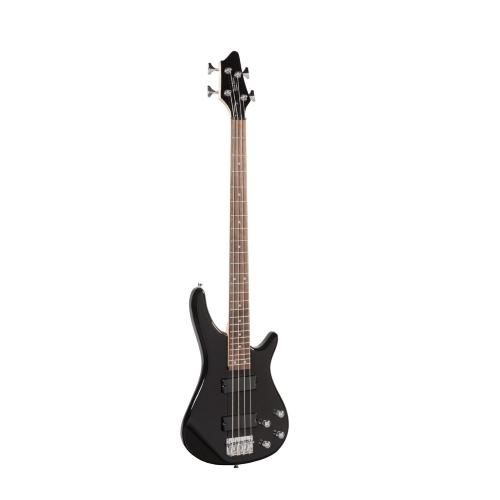 SOUNDSATION  GUNBARREL-4 BK BASSO ELETTRICO CON PICK UP AL PONTE E AL MANICO