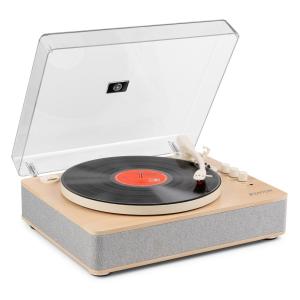Fenton RP162S - Giradischi in vinile Bluetooth con altoparlanti integrati, colore acero, 33, 45 e 78 giri,Bluetooth