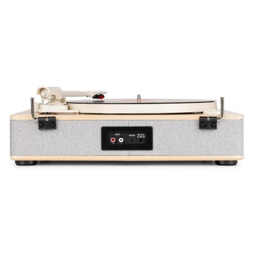 Fenton RP162S - Giradischi in vinile Bluetooth con altoparlanti integrati, colore acero, 33, 45 e 78 giri,Bluetooth