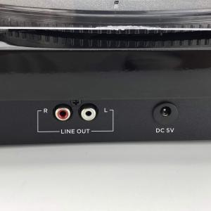 AIWA GBTUR-120BKMKII GIRADISCHI STEREO CON ALTOPARLANTI INTEGRATI, BLUETOOTH, RADIO FM E REGISTRAZIONE USB NERO