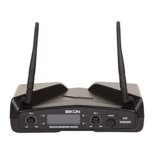 EIKON WM300DH KIT DI MICROFONI WIRELESS LAVALIER, AD ARCHETTO CON TRASMETTITORE BODYPACK E RICEVITORE