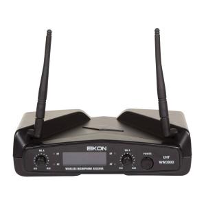 EIKON WM300DH KIT DI MICROFONI WIRELESS LAVALIER, AD ARCHETTO CON TRASMETTITORE BODYPACK E RICEVITORE