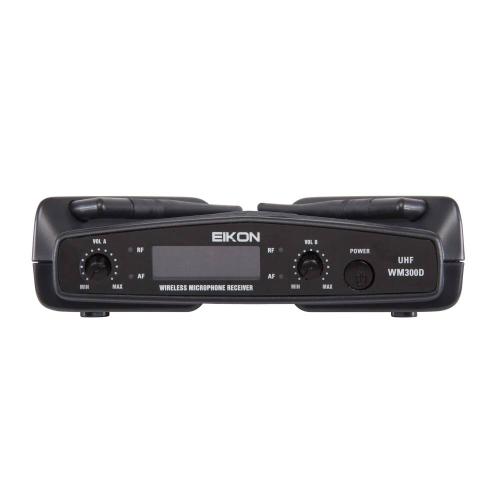 EIKON WM300DH KIT DI MICROFONI WIRELESS LAVALIER, AD ARCHETTO CON TRASMETTITORE BODYPACK E RICEVITORE